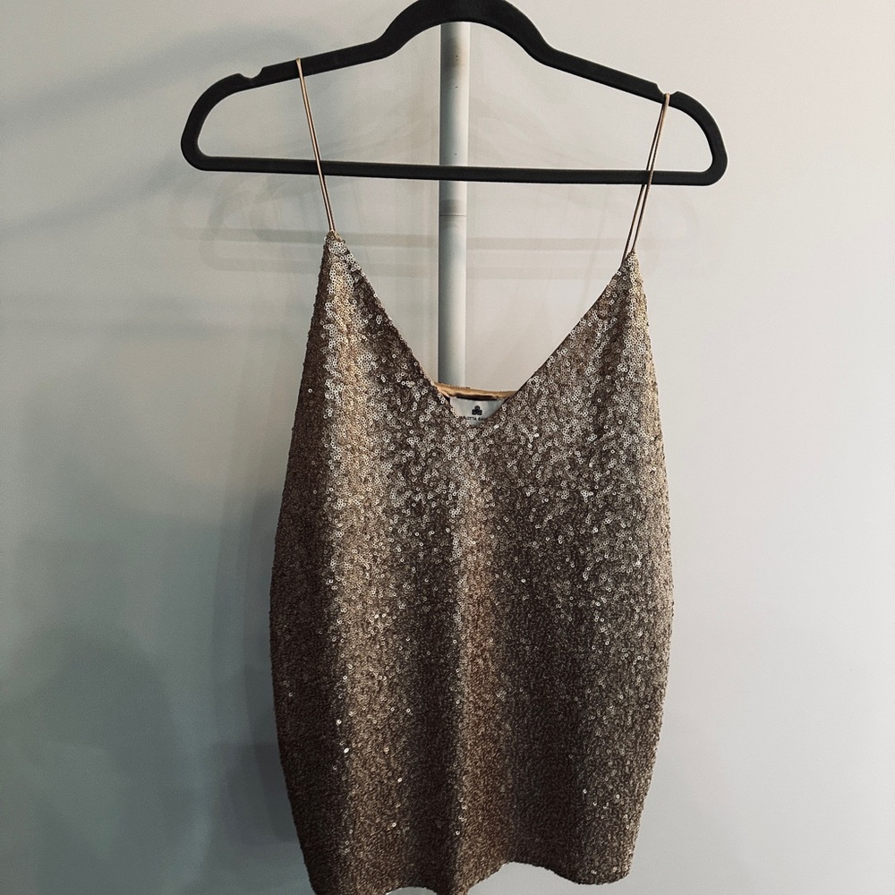 Charlotta Gandalfo - Sparkling Sequin Tank Top -004